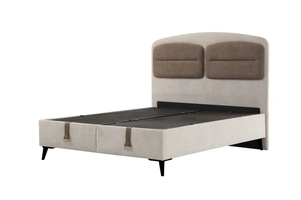 Minar Retro Baza Başlık - 180X200 Siyah Ayak-Coco03 -Yastık Coco11 ürün görseli 1