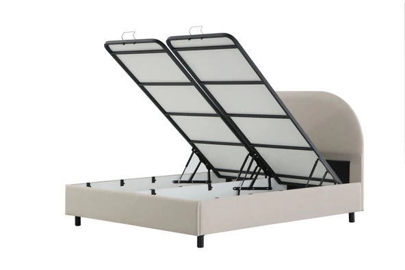 Minar Astra Baza Başlık Yatak 160X200 - Bej - Resim 4