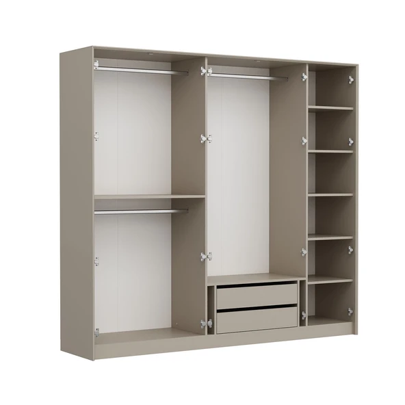 Minar Kale Luxe Soft 5K Mbrn+Cam Dolap-Kumtası - Resim 6