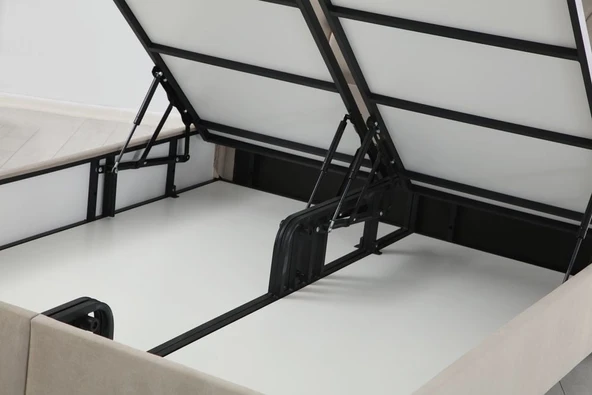 Minar İlkbahar Baza Başlık Yatak Seti 150X200 - Siyah Ayak Asya02 - Resim 4