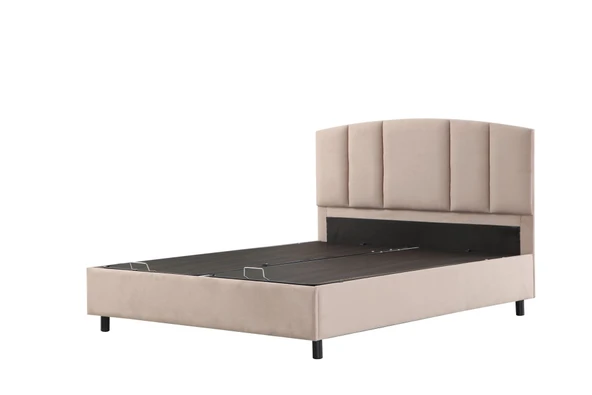 Minar Flow Baza Başlık Yatak Pedsiz 150X200 - Bej - 2