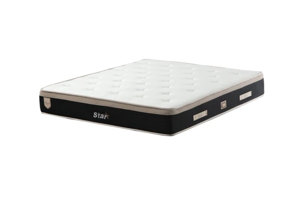 Minar Star Baza Başlık Yatak Seti 150X200 - Siyah Ayak Anka17 - Resim 5