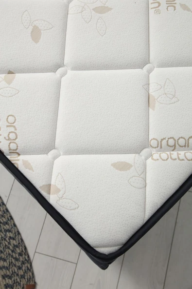 Minar Safir Baza+Başlık 160*200 Pedsiz Yatak Set- Antrasit - Resim 2