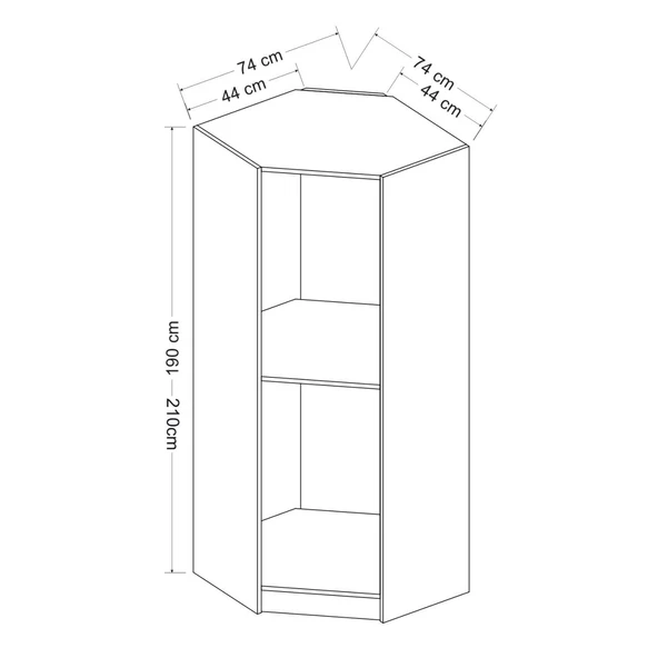 Minar K1001-Kale Köşe Gövde Byz Kpk Mbrn 190Cm - 2