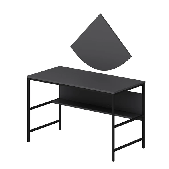 Minar Greta Çalışma Masası Modül1-Antrasit - 5