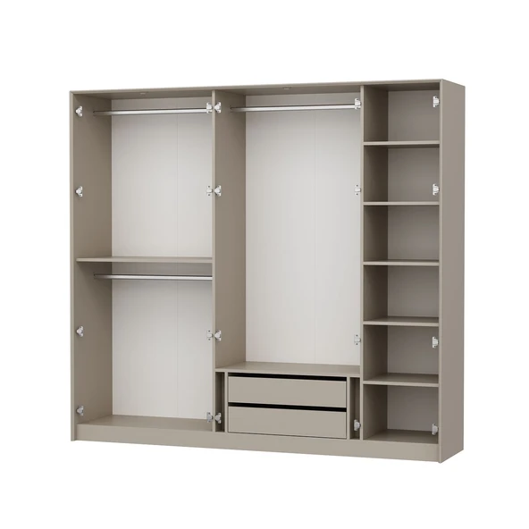 Minar Kale Luxe Soft 5K Mbrn+Cam Dolap-Kumtası - Resim 7