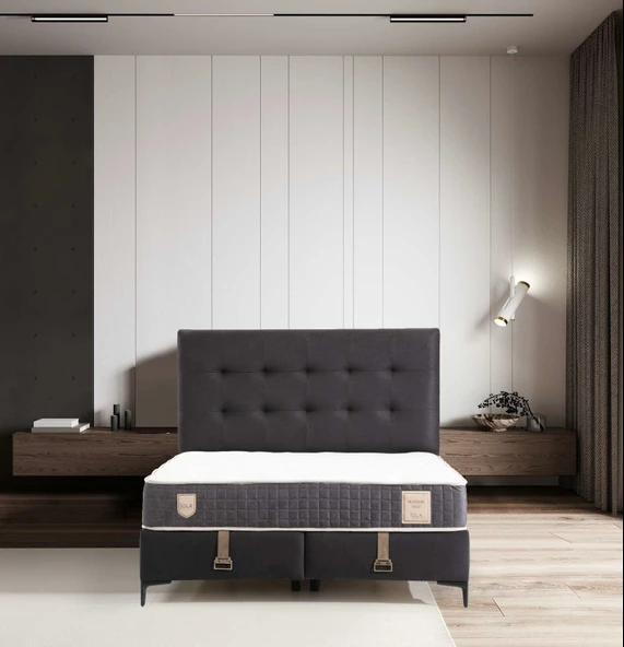 Minar Dimple Baza Başlık Yatak Seti - 100X200