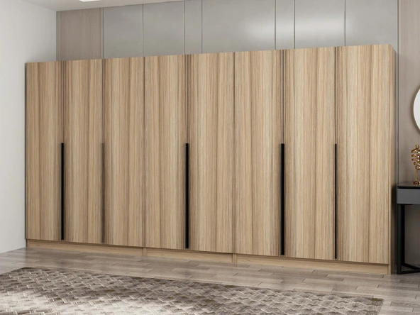 Minar Kale Plus190 8 Kapaklı 4Ç Dolap Dore Plus Dore - Resim 3