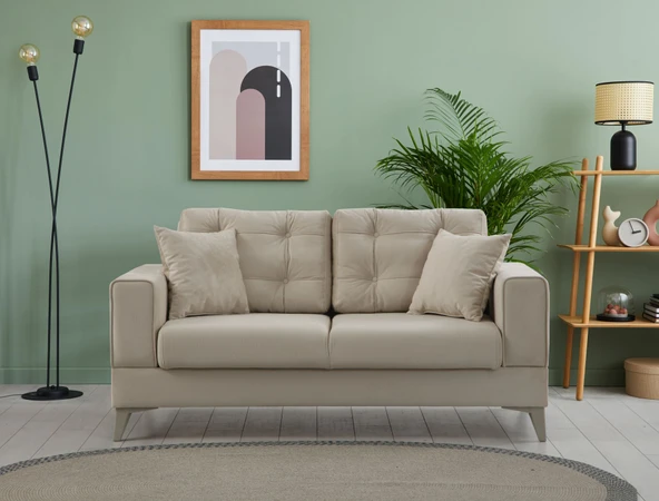 Minar Elina 2'Li Koltuk - Kumtaşı Ayak Pixel610 - Resim 2