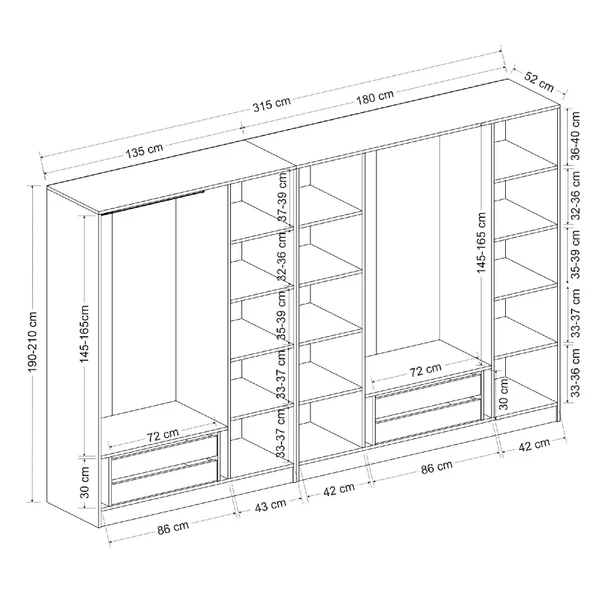 Minar Kale190 7 Kpk 4 Çek Taçlı Dlp Antrasit Mbrn İlkbahar Antrasit - Resim 8