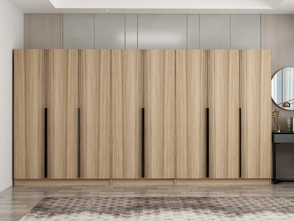 Minar Kale Plus190 8 Kapaklı 4Ç Dolap Dore Plus Dore - Resim 2