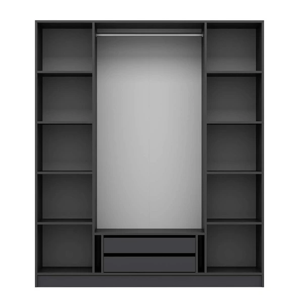 Minar Kale210 4 Kpk 2 Çek Taçlı Dlp Antrasit Mbrn Panjur Antrasit - Resim 7