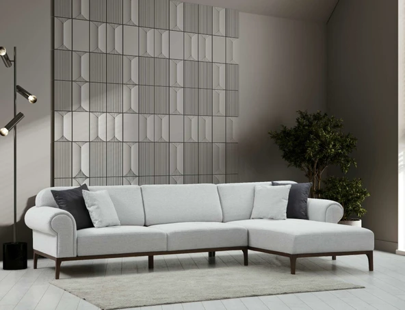 Minar London Sağ Köşe Takımı Ares Beyaz - Resim 2