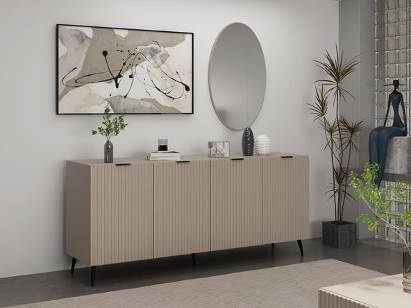 Minar Kale Aynalı Konsol Plus - Kumtaşı Kumtaşı - Resim 2