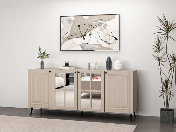 Minar Kale Konsol İlkbahar - Kumtaşı Aynalı Kumtaşı - Resim 3