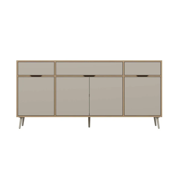 Minar Elina Ayaklı Konsol Aynalı Dore-Kumtaşı - Resim 5