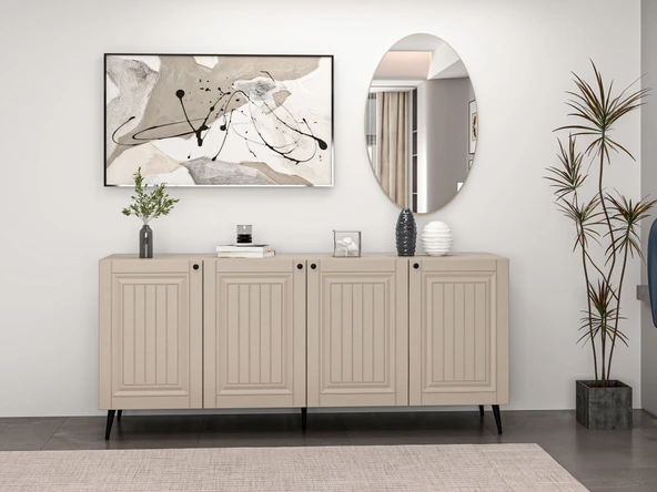 Minar Kale Aynalı Konsol İlkbahar - Kumtaşı Kumtaşı ürün görseli