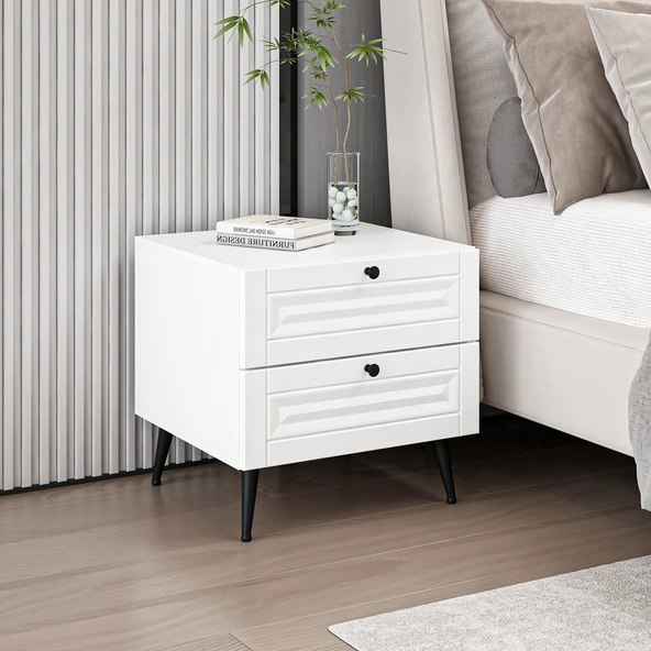 Minar Kale Komodin İlkbahar - Beyaz Beyaz - Resim 2