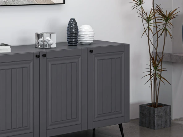 Minar Kale Konsol İlkbahar - Antrasit Antrasit - Resim 4