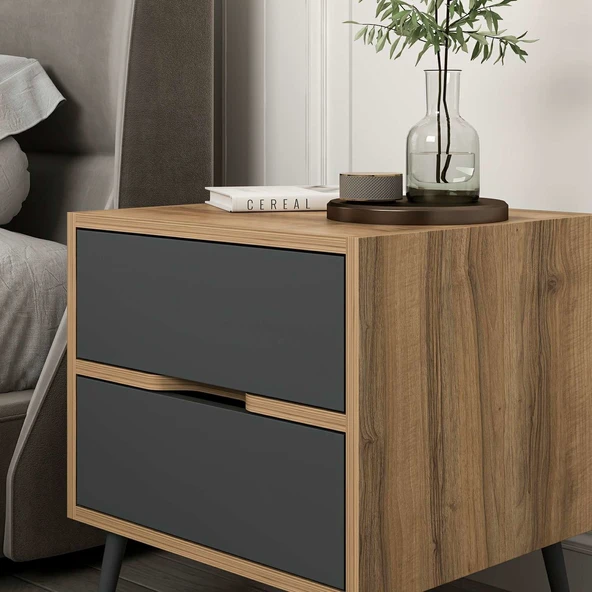 Minar Elina Ayaklı Komodin Dore-Antr - Resim 3