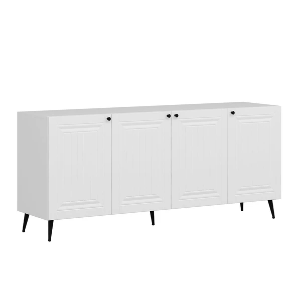 Minar Kale Konsol İlkbahar - Beyaz Beyaz - Resim 5