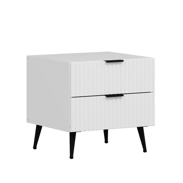 Minar Kale Komodin Plus - Beyaz Beyaz - Resim 5