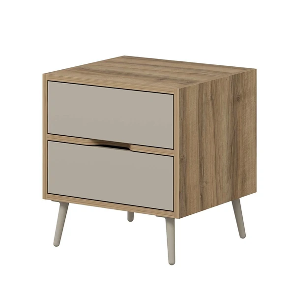 Minar Elina Ayaklı Komodin Dore-Kumtaşı - Resim 5