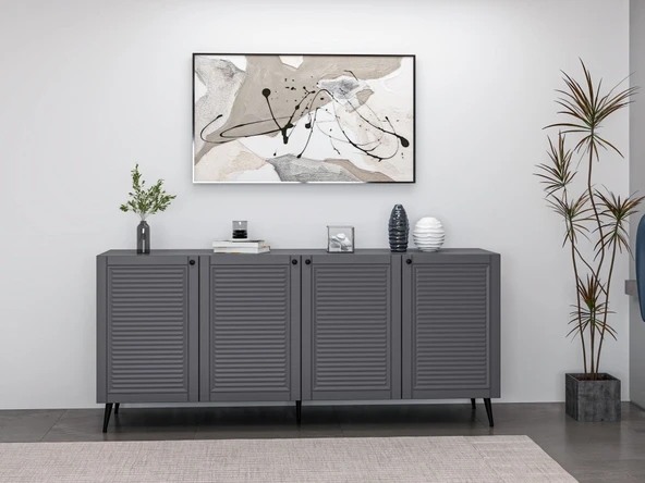 Minar Kale Konsol Pandora - Antrasit Antrasit ürün görseli 1