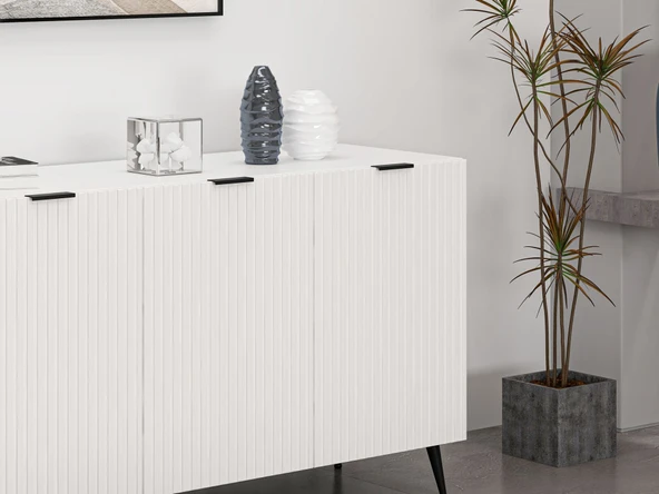 Minar Kale Konsol Plus - Beyaz Beyaz - Resim 4