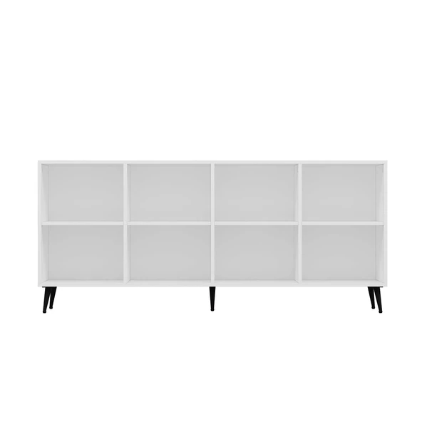 Minar Kale Aynalı Konsol Pandora - Beyaz Beyaz - Resim 6