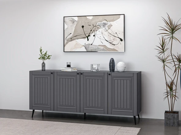 Minar Kale Konsol İlkbahar - Antrasit Antrasit - Resim 2