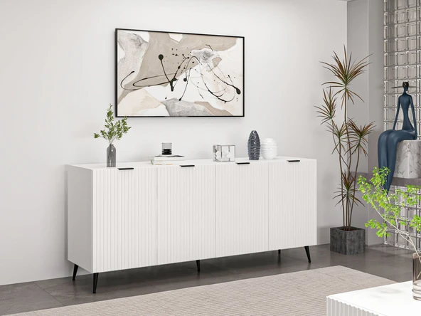 Minar Kale Konsol Plus - Beyaz Beyaz - Resim 3