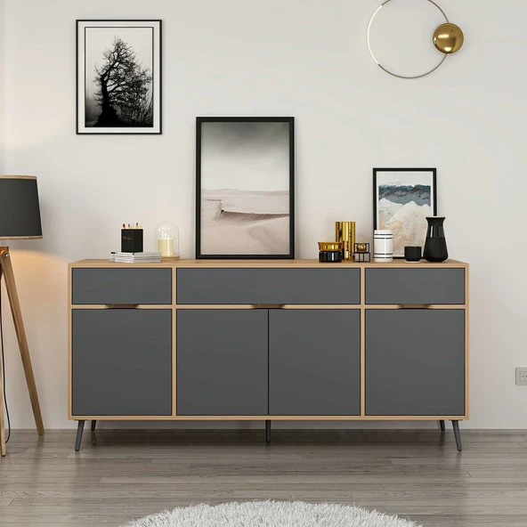 Minar Elina Ayaklı Konsol Dore-Antr - Resim 2