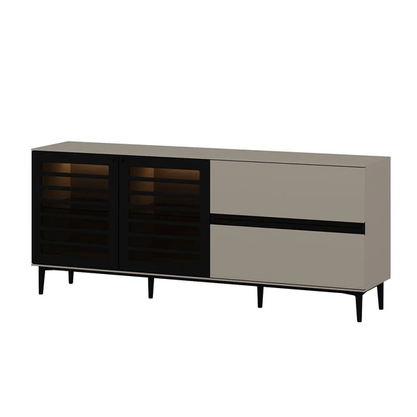 Minar Star Konsol Mbrn Cam Kpk 2K2C Soft - Kumtası Siyah - Resim 5