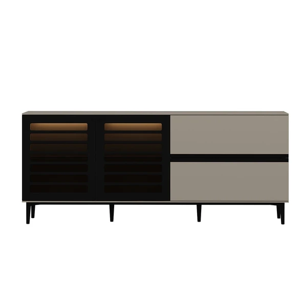 Minar Star Konsol Mbrn Cam Kpk 2K2C Soft - Kumtası Siyah - Resim 6