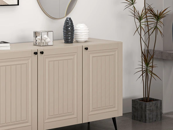 Minar Kale Aynalı Konsol İlkbahar - Kumtaşı Kumtaşı - Resim 4