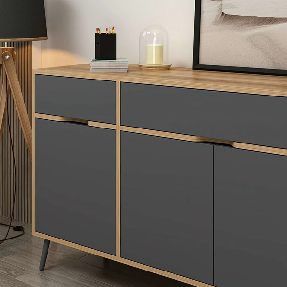 Minar Elina Ayaklı Konsol Dore-Antr - Resim 3