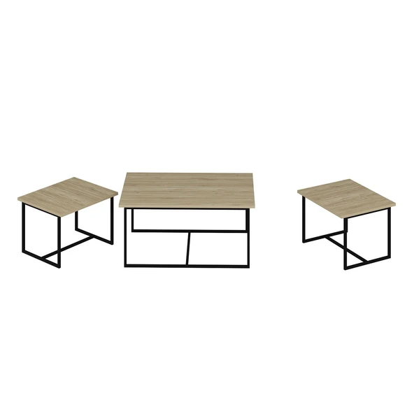 Minar Levada 3Lü Zigonlu Sehpa-Bona - Resim 7