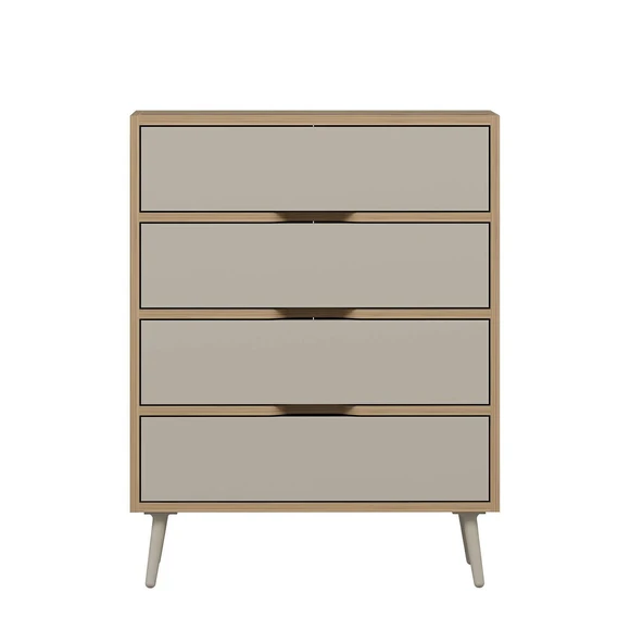 Minar Elina Ayaklı Şifonyer Dore-Kumtaşı - Resim 5