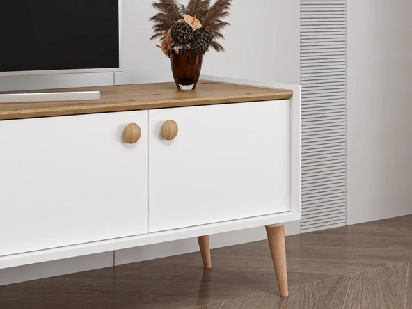Minar Mitra Tv Unıtesı-Beyaz-Artisan - 4