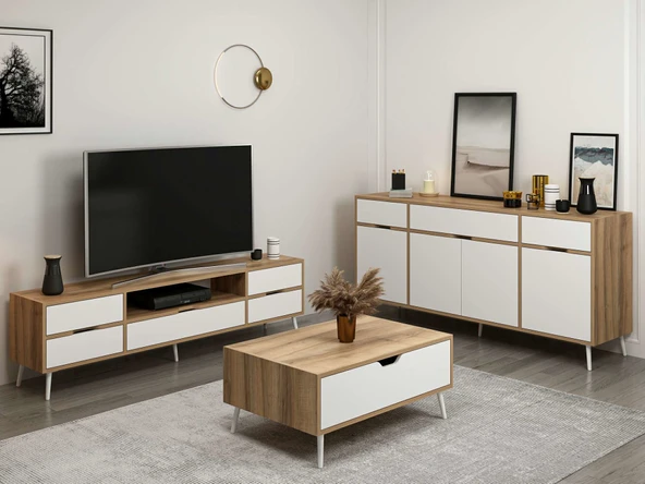 Minar Elina Set1 Dore-Beyaz ürün görseli