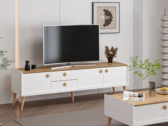 Minar Mitra Tv Unıtesı-Beyaz-Artisan - 3