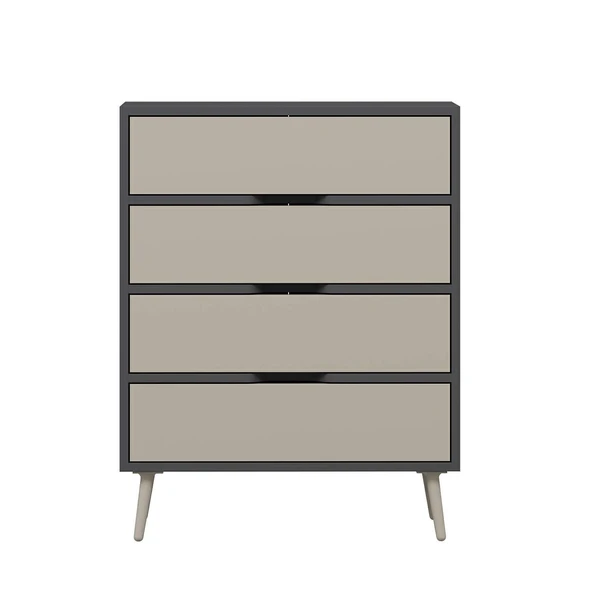 Minar Elina Ayaklı Şifonyer Antr-Kumtaşı - Resim 5