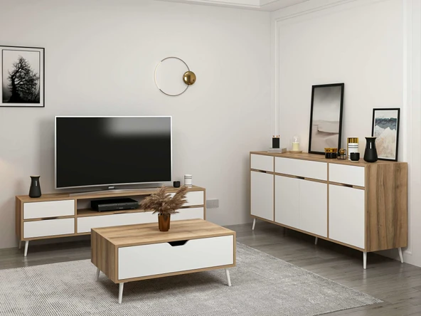 Minar Elina Set1 Dore-Beyaz - Resim 2