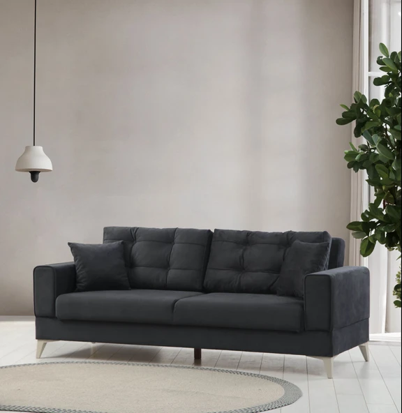 Minar Elina 3'Lü Koltuk - Kumtaşı Ayak Pixel010 - Resim 2