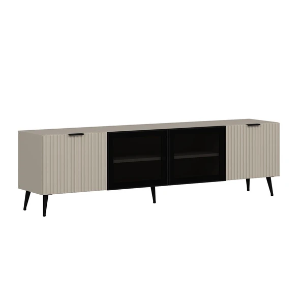 Minar Kale Plus Set1 Tv + Orta Sehpa + Aynalı Konsol Kumtaşı - 4