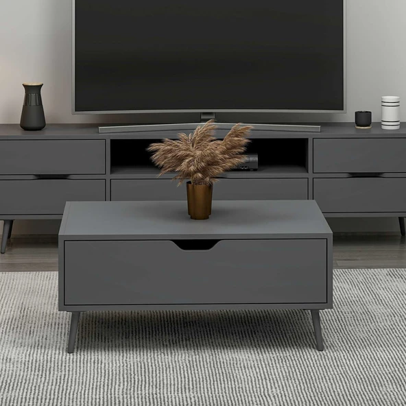 Minar Elina Ayaklı Orta Sehpa- Antr-Antr - Resim 4