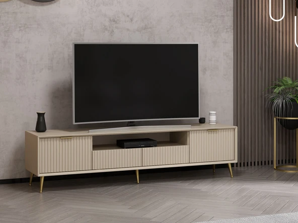 Minar Kale Luxe Tv 180 Cm Ayaklı Tv Unıtesı-Kumtası - 4