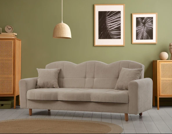 Minar Lotus 3'Lü Koltuk - Coco03 - Resim 2