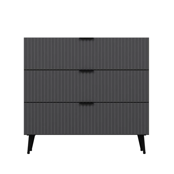 Minar Kale Şifonyer Plus - Antrasit Antrasit - Resim 5